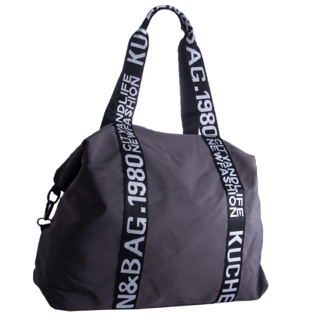 Текстильная сумка-шоппер 17503 серая